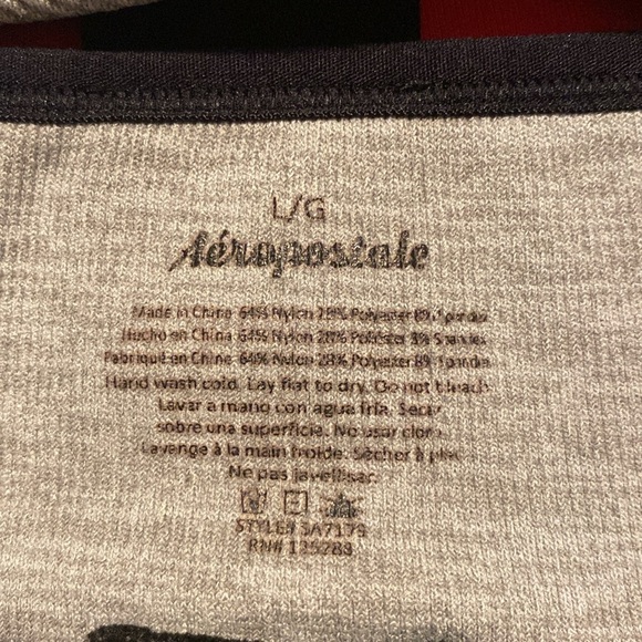 Aeropostale Black and Gray Sports Bra - Picture 6 of 6